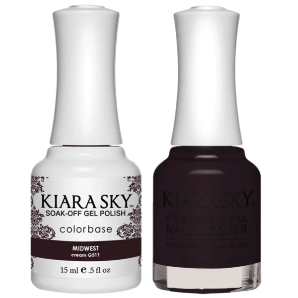 Kiara Sky Gel + Matching Lacquer - Midwest #511
