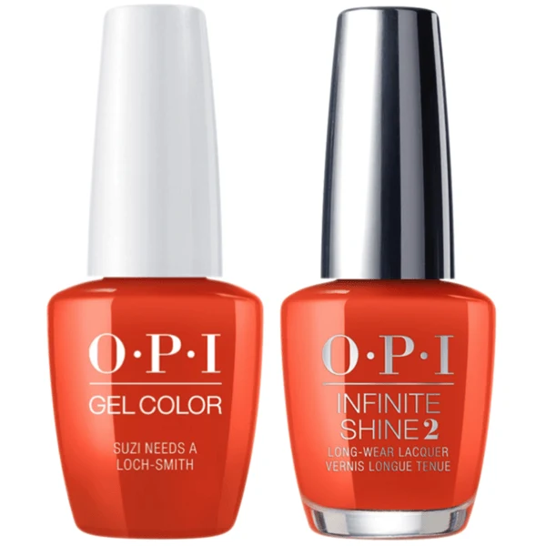 OPI GelColor + Infinite Shine Suzi Needs A Loch-Smith #U14