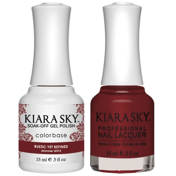 Kiara Sky Gel + Matching Lacquer - Rustic Yet Refined #515