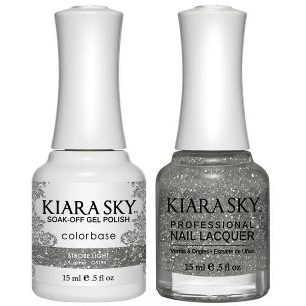 Kiara Sky Gel + Matching Lacquer - Strobe Light #519