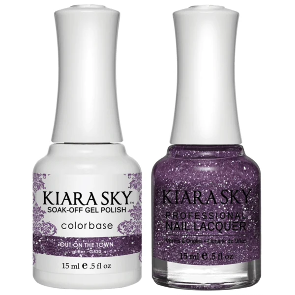 Kiara Sky Gel + Matching Lacquer - Out On The Town #520
