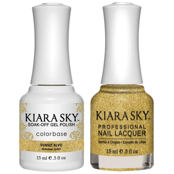 Kiara Sky Gel + Matching Lacquer - Sunset Blvd #521
