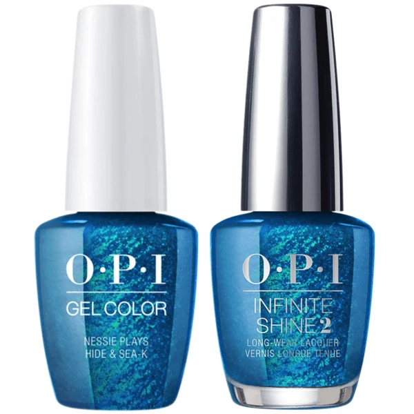 OPI GelColor + Infinite Shine Nessie Plays Hide & Sea-K #U19