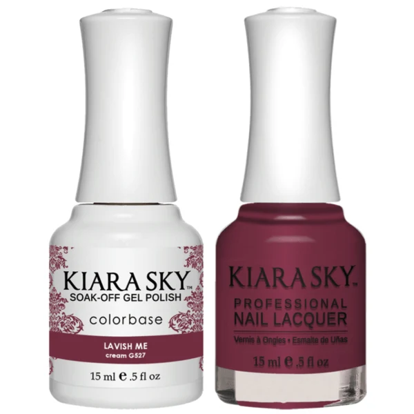 Kiara Sky Gel + Matching Lacquer - Lavish Me #527