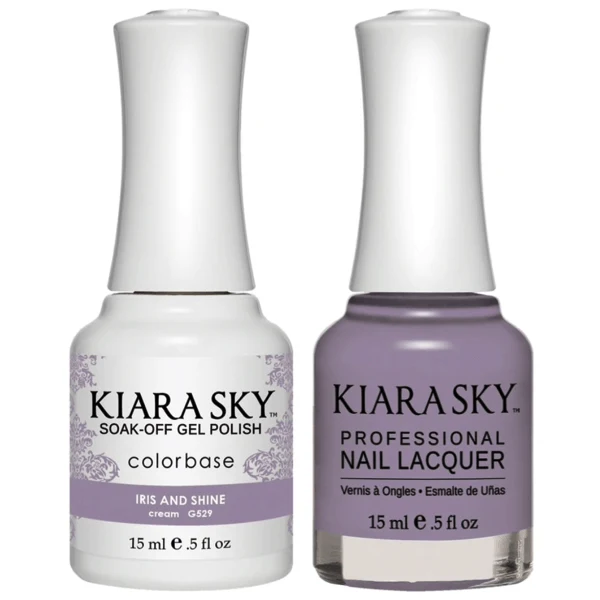 Kiara Sky Gel + Matching Lacquer - Iris And Shine #529