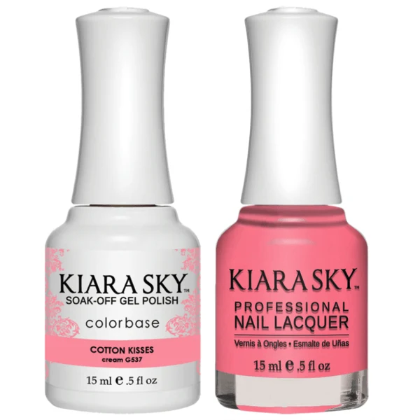 Kiara Sky Gel + Matching Lacquer - Cotton Kisses #537