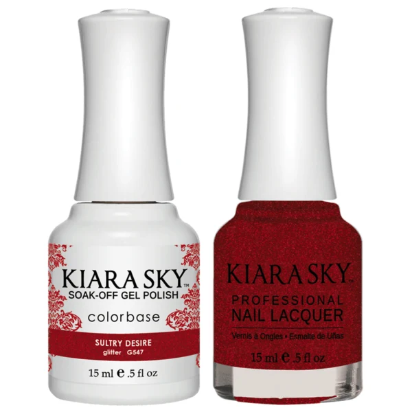 Kiara Sky Gel + Matching Lacquer - Sultry Desire #547