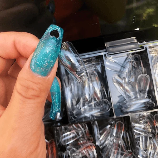 Aprés Nail Gel-X Nail Extensions - BritneyTOKYO Heart Cut Out Tips (250 pcs)