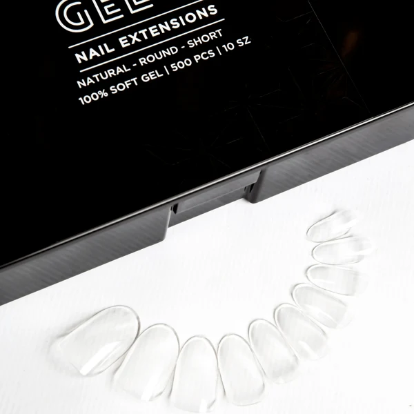 Aprés Nail Gel-X Nail Extensions - Natural Round Short