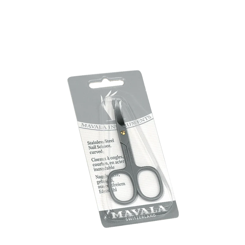 Stainless Steel Nail Scissors, Curved
