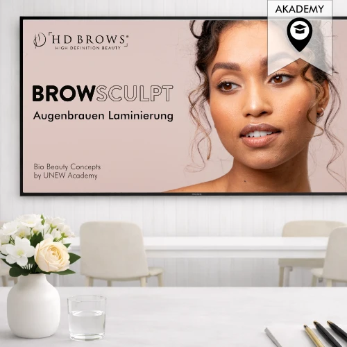 HD BrowSculpt - Augenbrauen Laminierung - COMBI Schulung Online-Learning & Academy-Training vor Ort