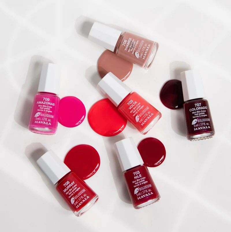 Mini Bio Color Nail Polish Pink