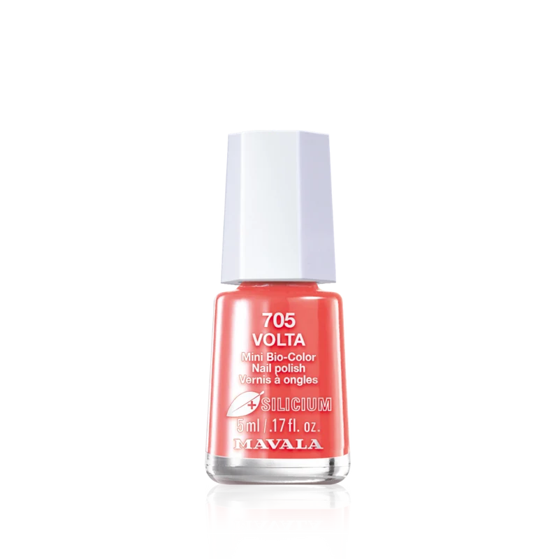 Mini Bio Color Nail Polish Red