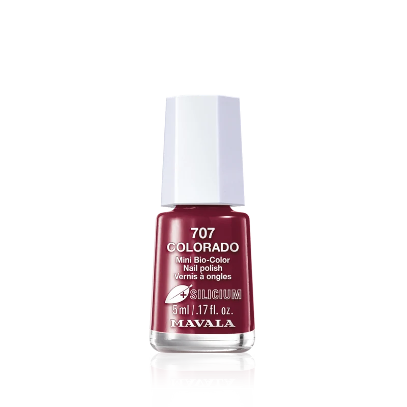 Mini Bio Color Nail Polish Red