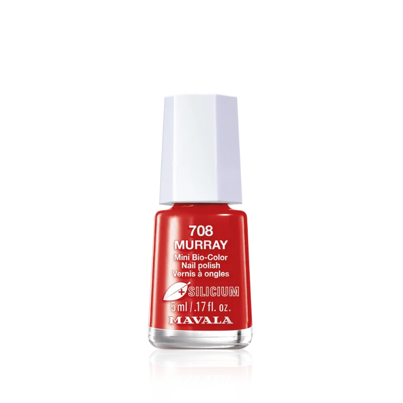 Mini Bio Color Nail Polish Red