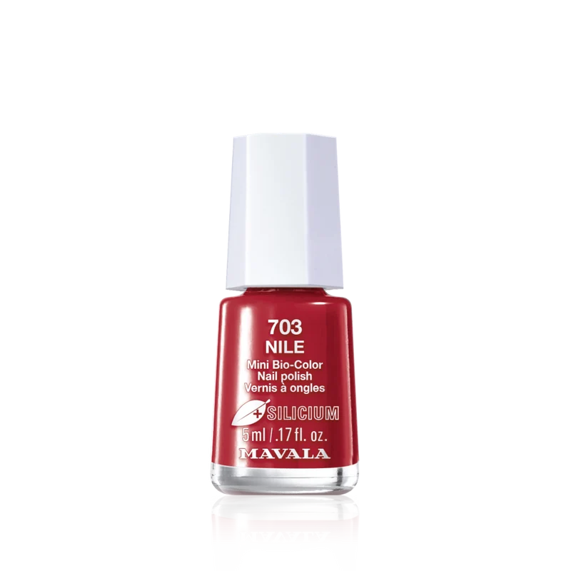 Mini Bio Color Nail Polish Red