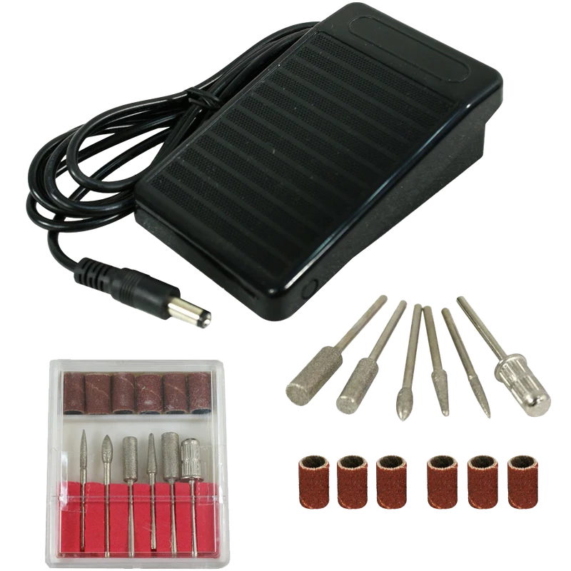 Zeny Pro 30000rmp Complete Electric Nail Drill Kit Set Art File Bit Acrylic Manicure Pedicure Band Low Noise And Vibration