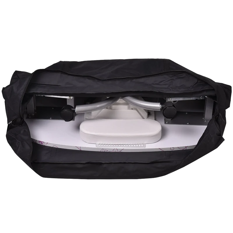Giantex Folding Portable Vented Manicure Table Nail Desk Salon Spa With Fan &Bag