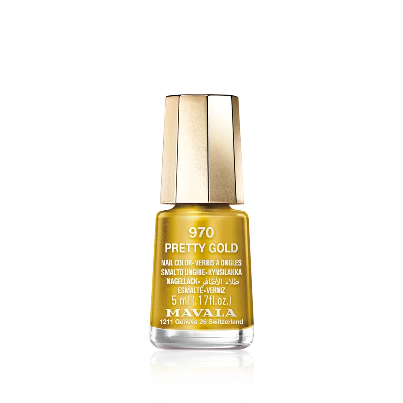 Mini Color Nail Polish Gold