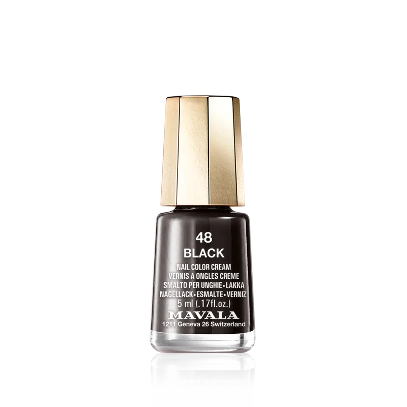 Mini Color Nail Polish Black