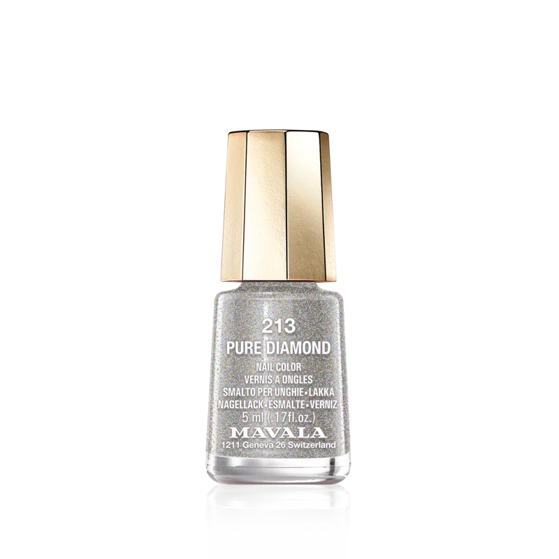 Mini Color Nail Polish Silver
