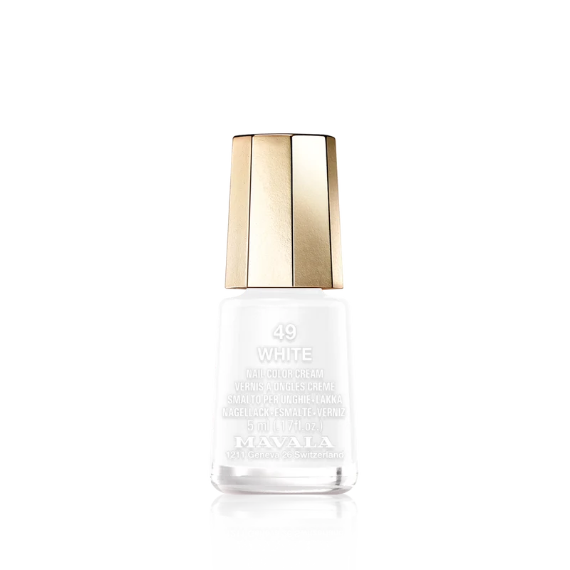 Mini Color Nail Polish White