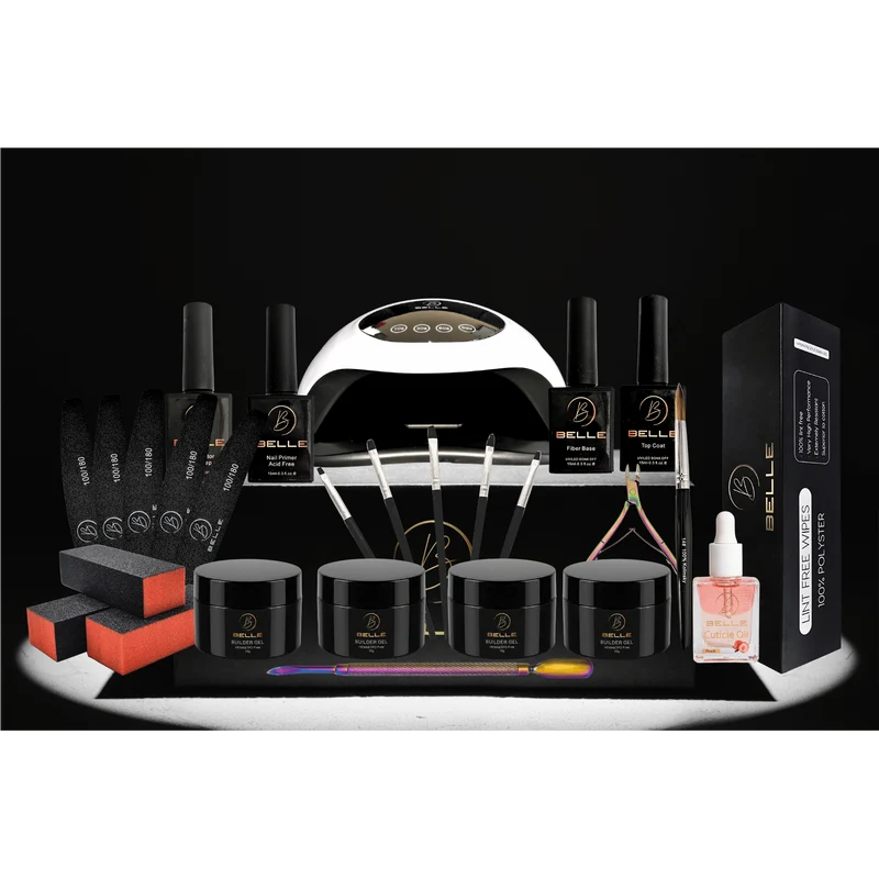 Builder Gel Kit with 180W Lamp - Complete Sculpting System