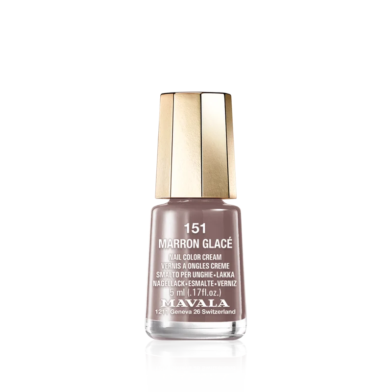Mini Color Nail Polish Brown