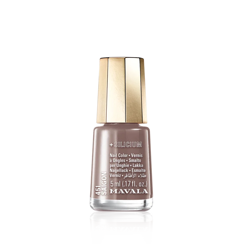 Mini Color Nail Polish Brown
