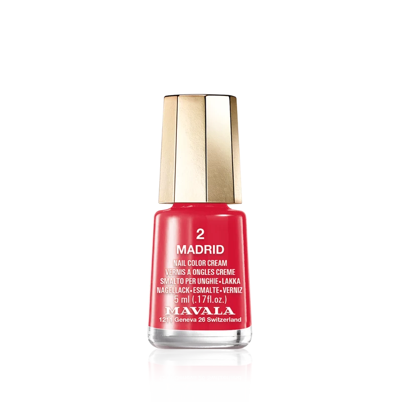 Mini Color Nail Polish Red