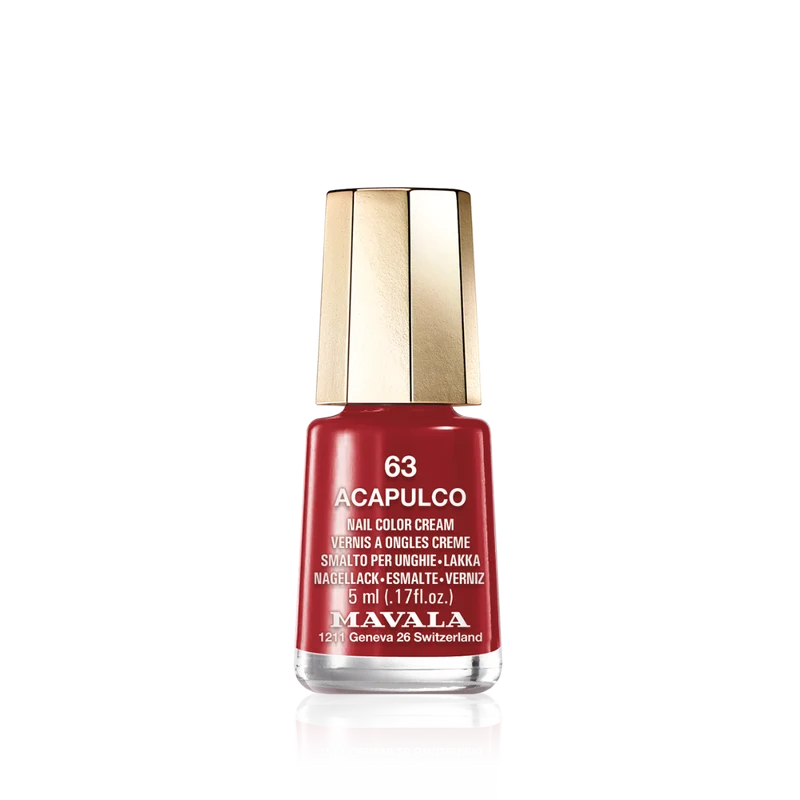 Mini Color Nail Polish Red