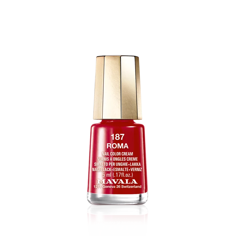 Mini Color Nail Polish Red