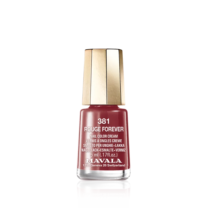 Mini Color Nail Polish Red