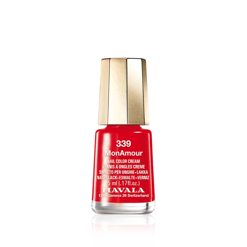 Mini Color Nail Polish Red