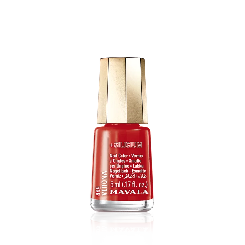 Mini Color Nail Polish Red