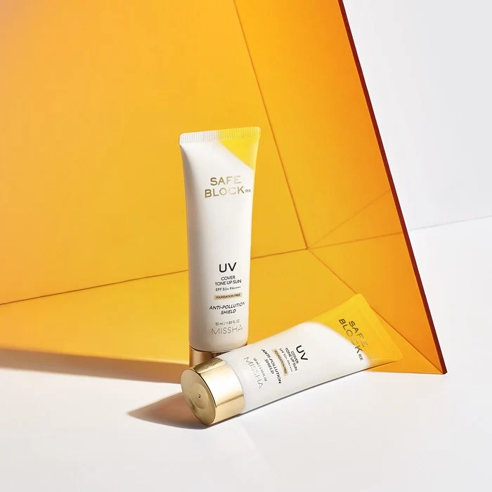 Missha Safe Block Rx (SPF50+) Cover Tone Foundation Free - 50ml