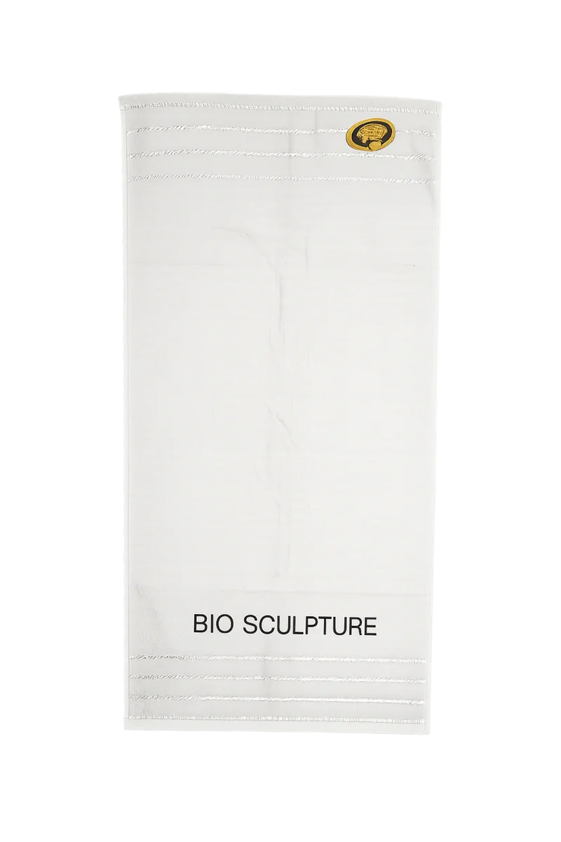 BIO Sculpture Handtuch – Weiss 50 × 100 cm