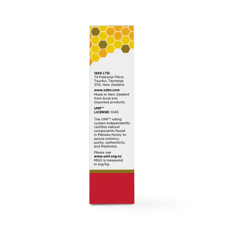 NZ Health UMF 10+ Manuka Honey Kids Lozenges Strawberry - Soothes Sore Throat with Propolis Natural & Safe - 12s