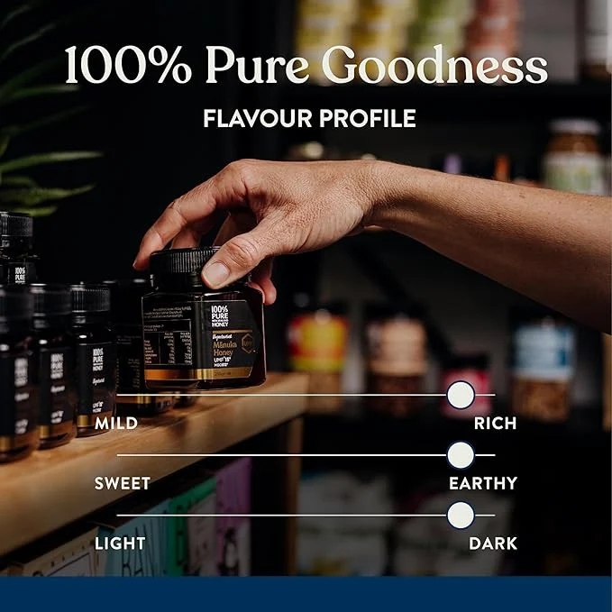 Pure 100% New Zealand Manuka Honey UMF20+ MGO826+ 250g