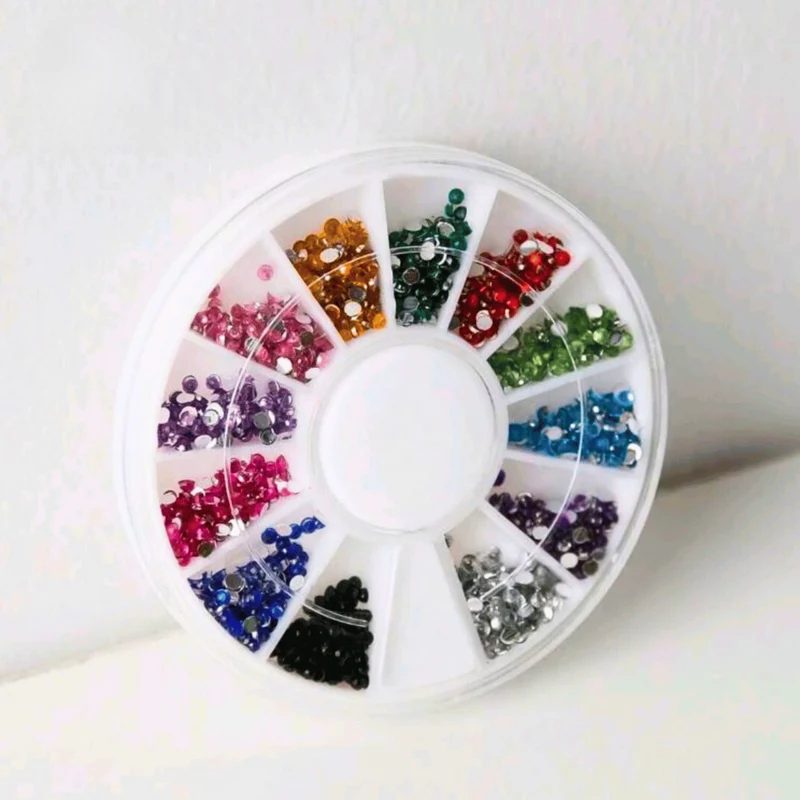 Rhinestone Nail Art Decorations - Multicolour