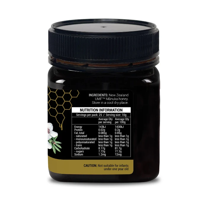 NZ Health UMF 15+ Manuka Honey Immunity Digestion & Healing Support – 250g