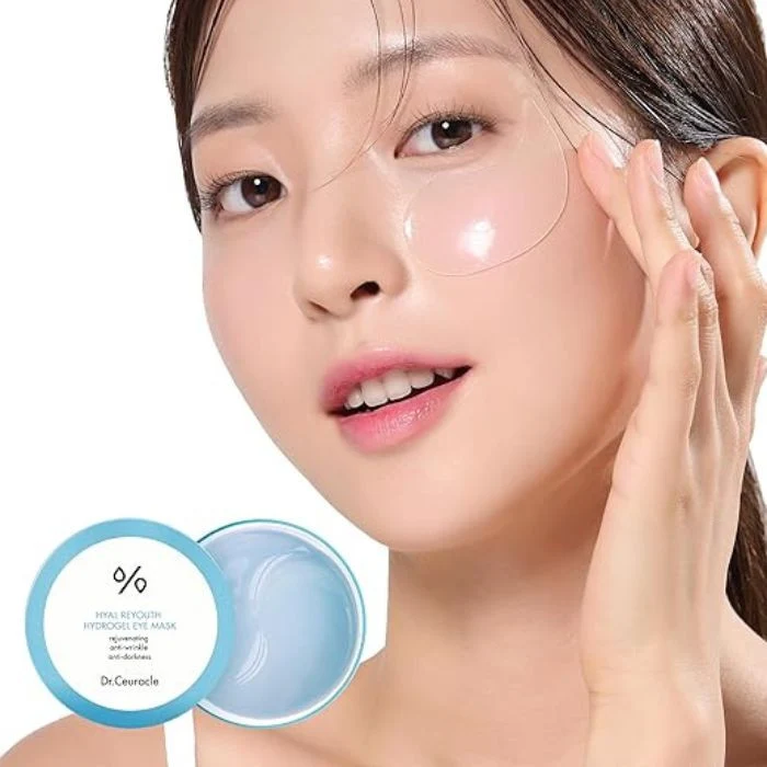 Dr. Ceuracle Hyal Reyouth Hydrogel Eye Mask 90g Deep Hydration and Refreshing Under-Eye Care 60pcs