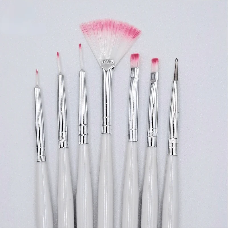 7 Piece Nail Art Brush Set