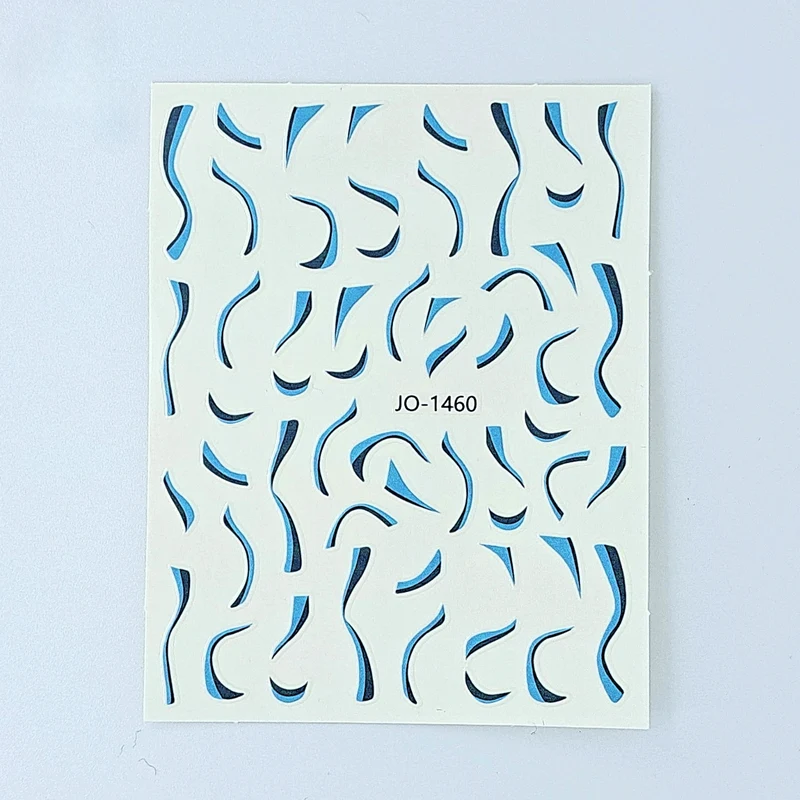 Wave Line - Nail Art Stickers