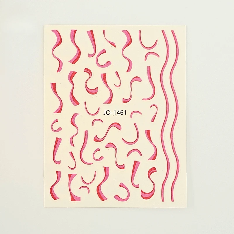 Wave Line - Nail Art Stickers