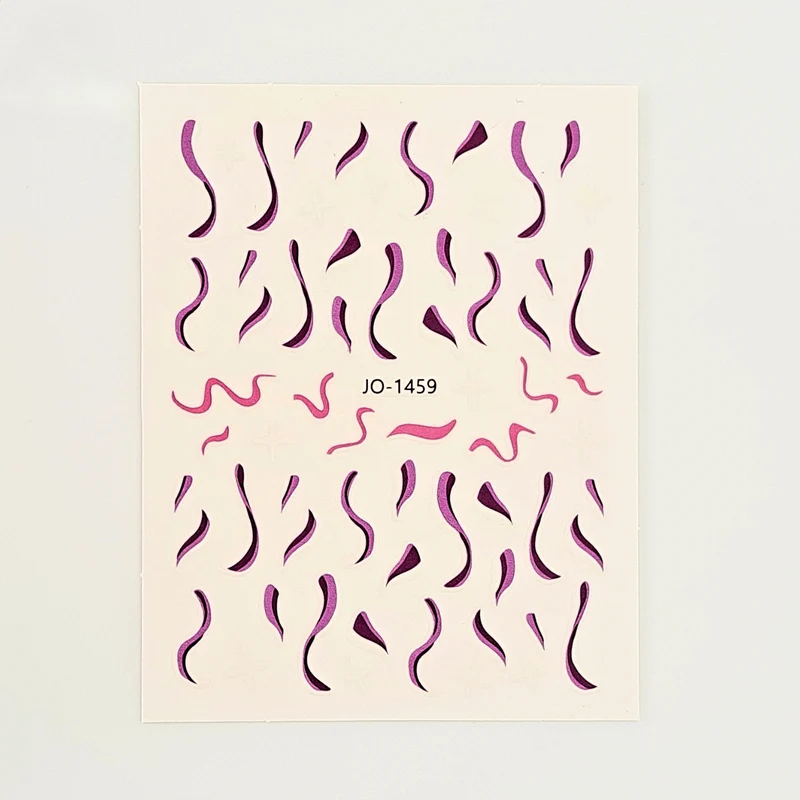 Wave Line - Nail Art Stickers