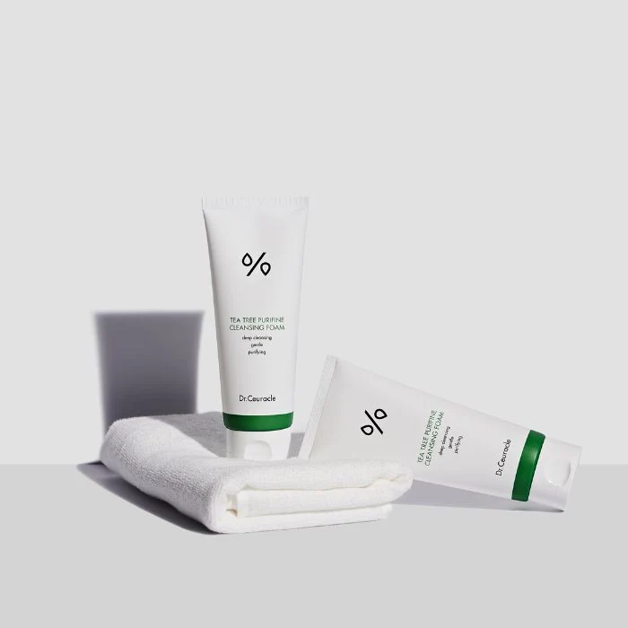 Dr. Ceuracle Tea Tree Purifine Cleansing Foam Mild Sub-Acidic Cleanser for Sensitive Skin 150ml