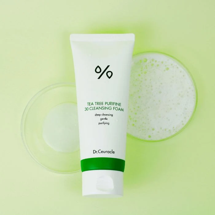 Dr. Ceuracle Tea Tree Purifine Cleansing Foam Mild Sub-Acidic Cleanser for Sensitive Skin 150ml