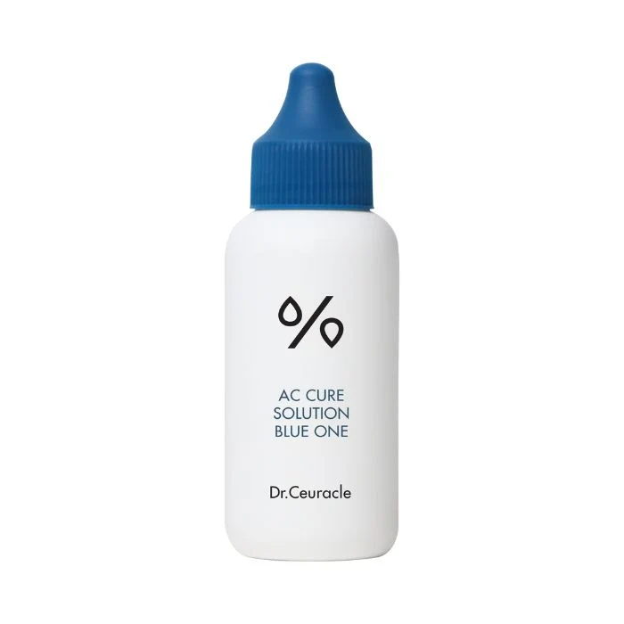 Dr. Ceuracle AC Cure Solution Blue One, Salicylic Acid Spot Treatment for Acne and Blemishes - 50ml