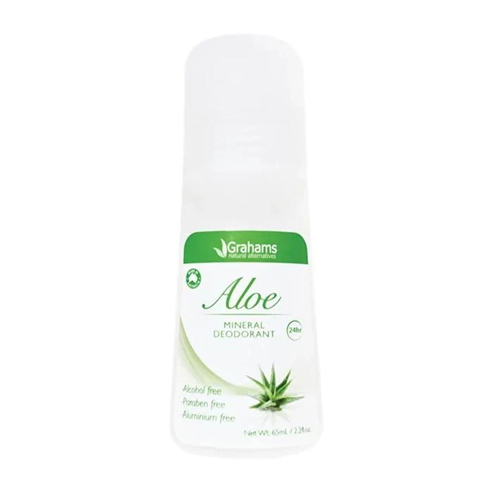 Grahams Natural Mineral Deodorant Aloe - 65ml